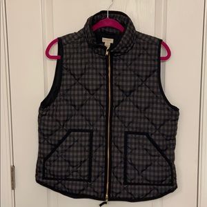 J.Crew Zipper Vest (Checkered)